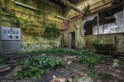 Eerie Images Reveal Abandoned Buildings Taken Over By Plant Life