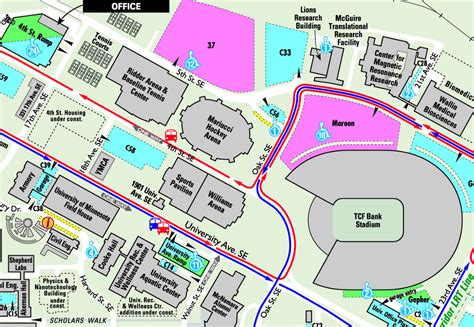 28 University Of Minnesota Campus Map Maps Database Source