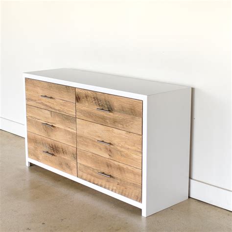 Wood White 6 Drawer Dresser What We Make