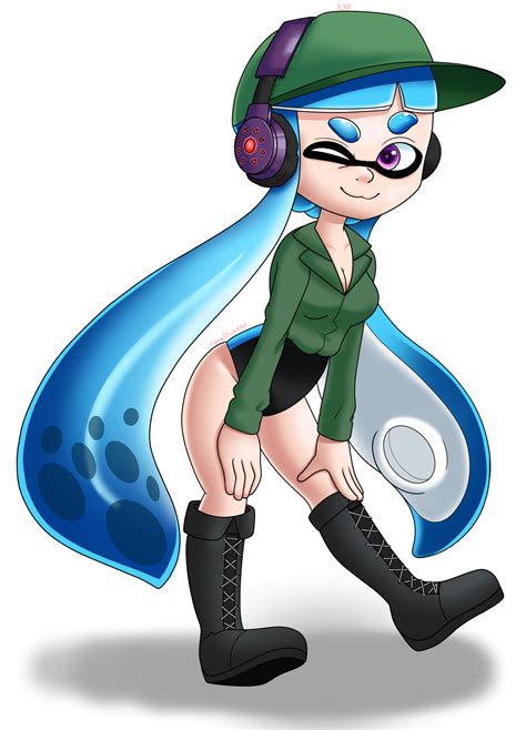 Flame Eliwood's Art, Hey guys! Here’s my new Squid Inkling character...