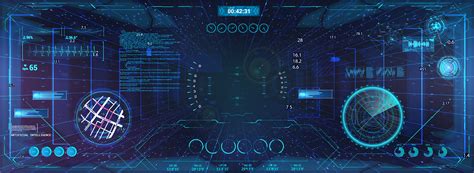 Virtual Reality Display Design With Hud Interface On Behance