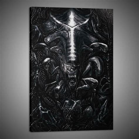 Wall Art Xenomorph Queen Poster And Print Oil Painting On Canvas