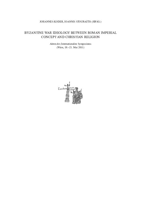 (PDF) Byzantine Approaches to Warfare (6th - 12th ...