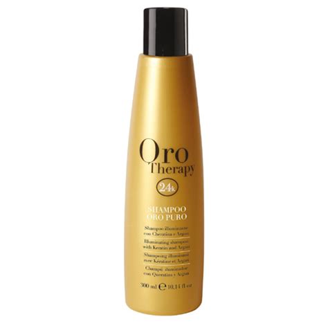 K P Fanola Oro Therapy K Illuminating Shampoo With Argan Oil Ml