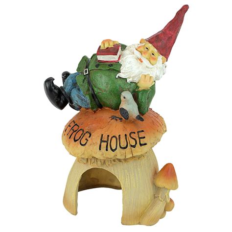 Buy Design Toscano Qm Garden Gnome Statue Garden Gnome Frog