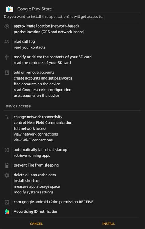 Enable installation from unknown sources. Google Play Store for Fire Tablet | Download Google Play ...