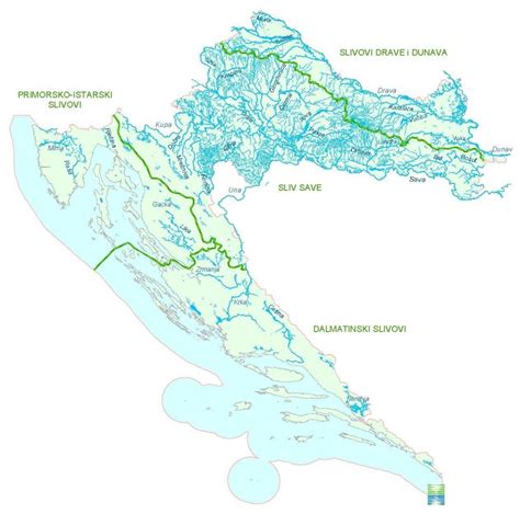Croatian coast detailed road map. Croatia maps: transports, geography and tourist maps of Croatia in Southern Europe