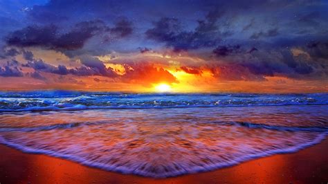 Desktop Backgrounds Beach Sunset Wallpaper