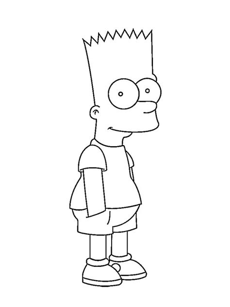 Dibujos Para Colorear Bart Simpson Dibujosparaimprimir Es