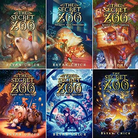 The Secret Zoo Series Complete 6 Book Set Bryan Chick Books