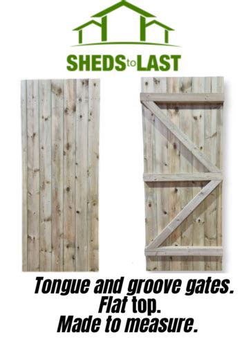 Wooden Gate Side Gates Made To Measure Tongue And Groove Pressure