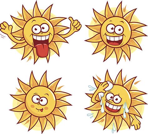 Best Sweating Sun Cartoons Illustrations Royalty Free Vector Graphics