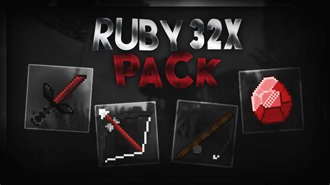 Minecraft Pvp Texture Pack Ruby 32x Pack By Celestial And Crayola 1