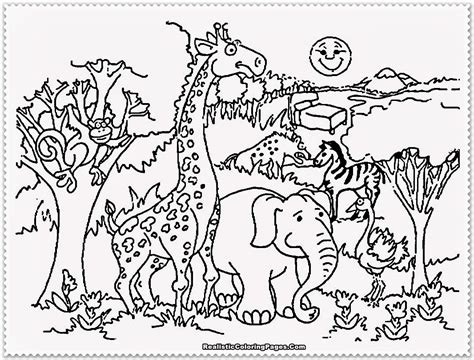 Cartoon Zoo Animals Coloring Pages at GetColorings.com | Free printable