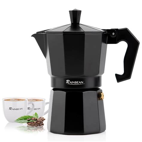 Buy Stovetop Espresso Maker Rainbean 6 Cup Espresso Cup Moka Pot Classic Cafe Maker Percolator