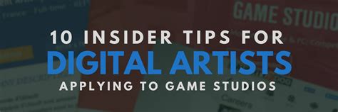 10 Insider Tips For Artists Applying To Game Studios Polygon Academy