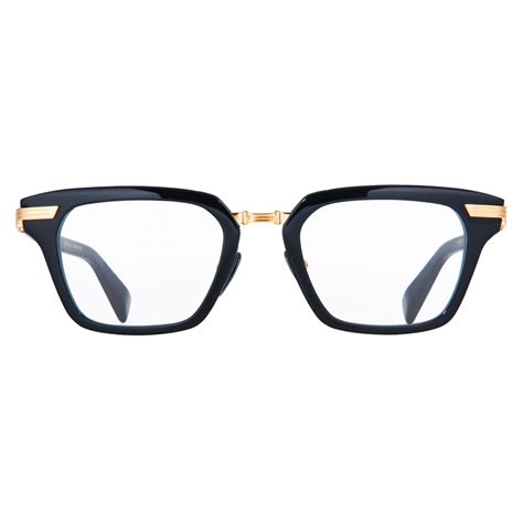 balmain black and gold tone titanium legion i eyeglasses balmain eyewear avvenice