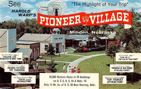 Harold Warps Pioneer Village Minden Ne Roadside Attraction Ca 1950s