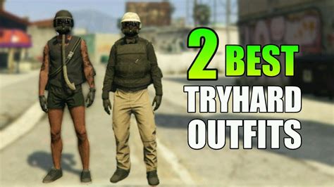 Gta 5 Online 2 Best Tryhard Combat Modded Outfits Tutorial Youtube