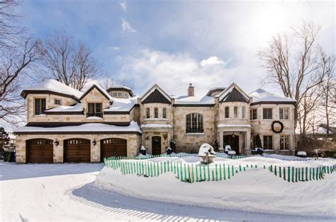 625 Million Waterfront Stone Mansion In Montreal Canada Homes Of