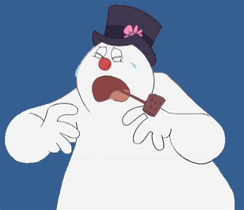 The Legend Of Frosty The Snowman Frosty Crying By Princesscreation345