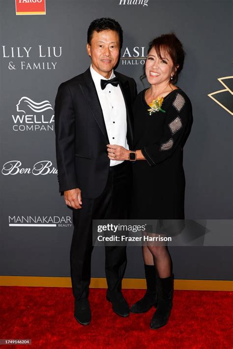 Don Kang And Soogie Kang Attend The Asian Hall Of Fame 2023 Induction