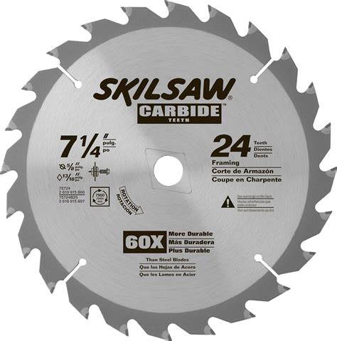 Skil 75724 24 Tooth Carbide Circular Saw Blade 7 14