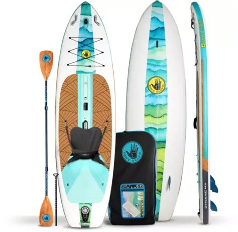 Body Glove Dynamic Inflatable Paddle Board And Kayak Package Field