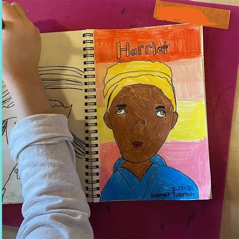 How To Draw Harriet Tubman Tutorial And Tubman Coloring Page