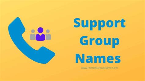 Support Group Names Ideas 2022 Best Funny And Cool Name List