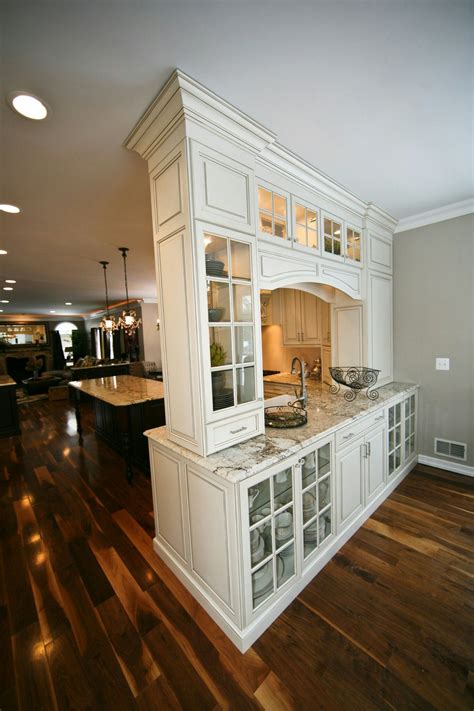 We did not find results for: Double-sided glass kitchen cabinets -- large on either end ...