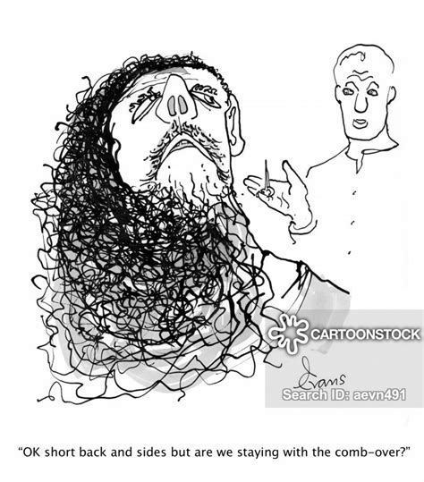 Combover Cartoons And Comics Funny Pictures From Cartoonstock