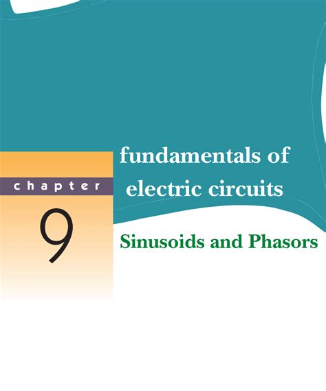 Electrical Circuits Chapter Sinusoids And Phasors Si Manual