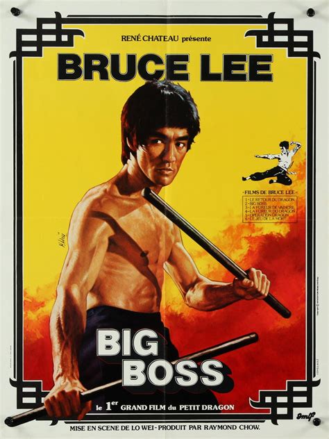 Authentic Vintage Poster Bruce Lee Big Boss