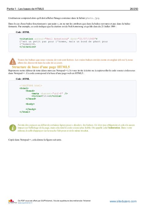 Exemple De Code Html Pour Site Web  Le Meilleur Exemple