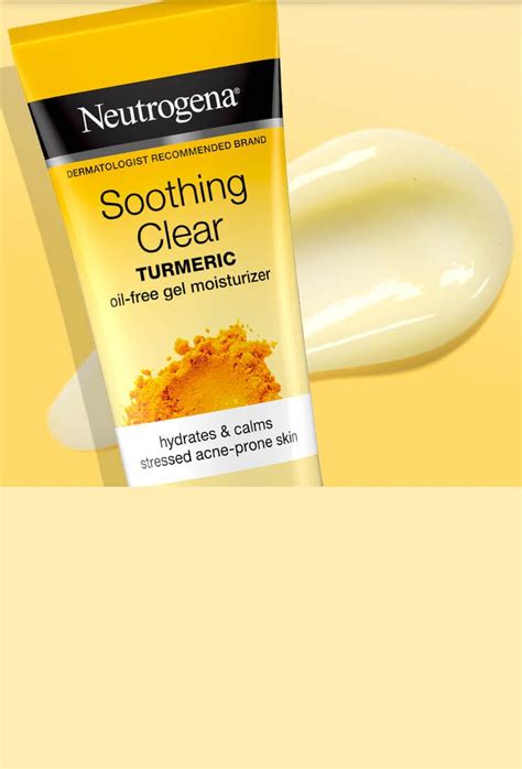 Soothing Clear Gel Face Moisturizer With Turmeric Neutrogena