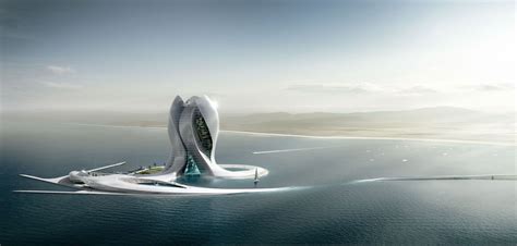 Offshore City In The 22nd Century Futuristic Architecture Famous