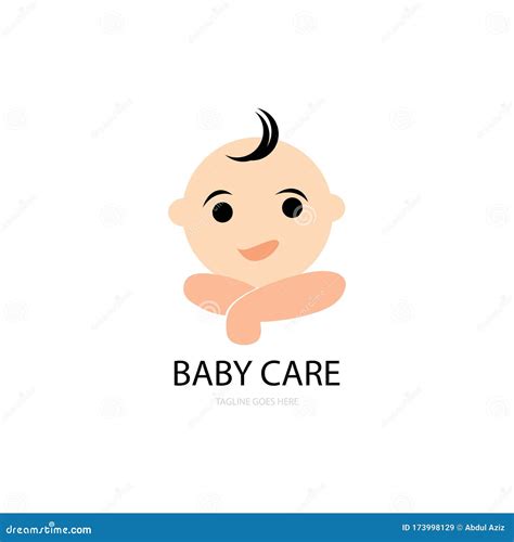 Baby Logo Vector Stock Vector Illustration Of Breastfeeding 173998129