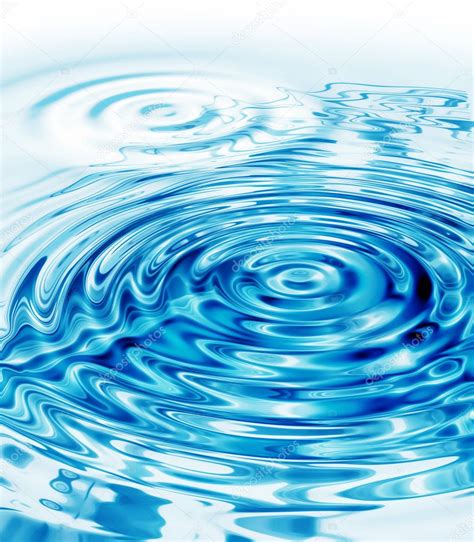 A moving disturbance, or undulation, in the surface of a fluid. Crystal clear water ripples — Stock Photo © Artida #1799824