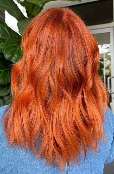 Copper Hair Color Ideas That Re Perfect For Fall Rich Copper Medium Length