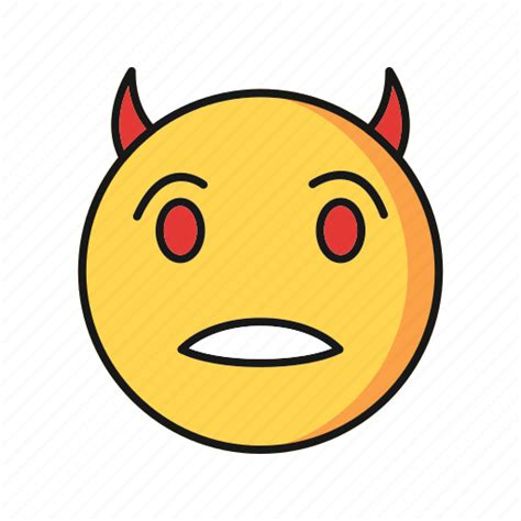 Devil Emoji Emoticon Smile Icon