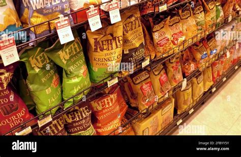 Shelf Of Snack Chips Stock Videos And Footage Hd And 4k Video Clips Alamy