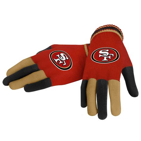San Francisco 49ers Knit Glove Multi Color 75192 6 Pack