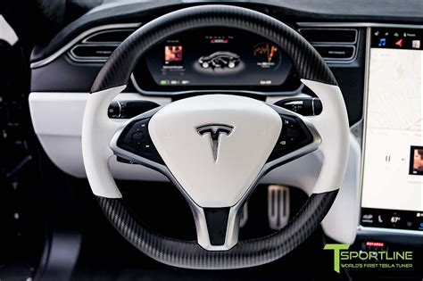 Tesla Model S Matte Carbon Fiber Steering Wheel Tesla Model S Tesla