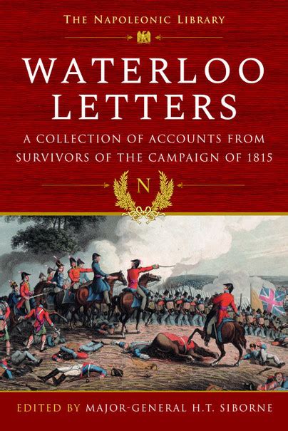 Pen And Sword Books Waterloo Letters Paperback