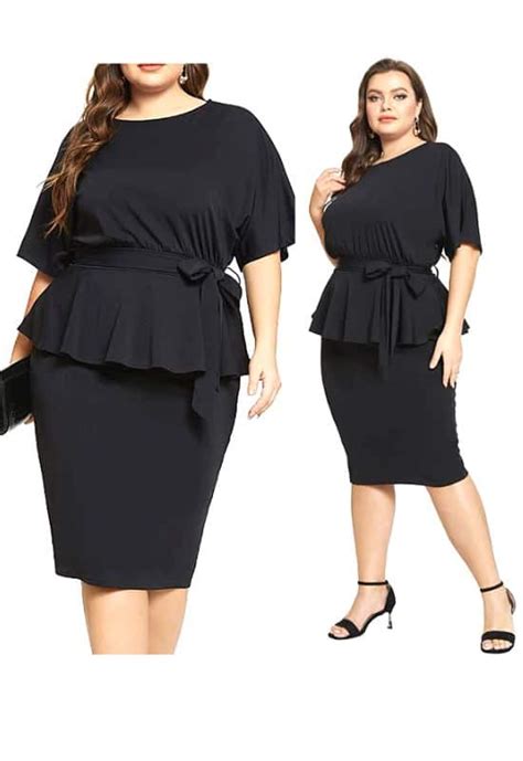 2023 8 Plus Size Funeral Black Dresses Underrated Slimming Tips