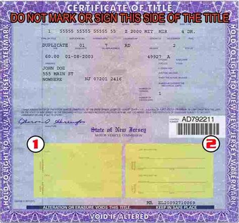 How To Fill Out Car Title In Nj Sane Driver