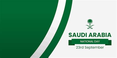 Premium Vector Saudi Arabia National Day Banner Or Post Template With