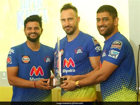 Super excited to be joining the chennai. Indian Premier League 2021: CSK Honour Faf du Plessis, Sam ...