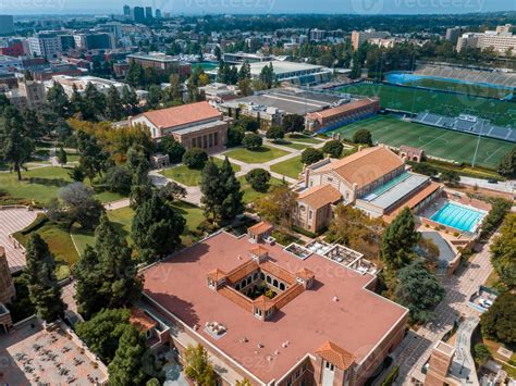 Aerial View Of The Campus At The University Of California Los Angeles